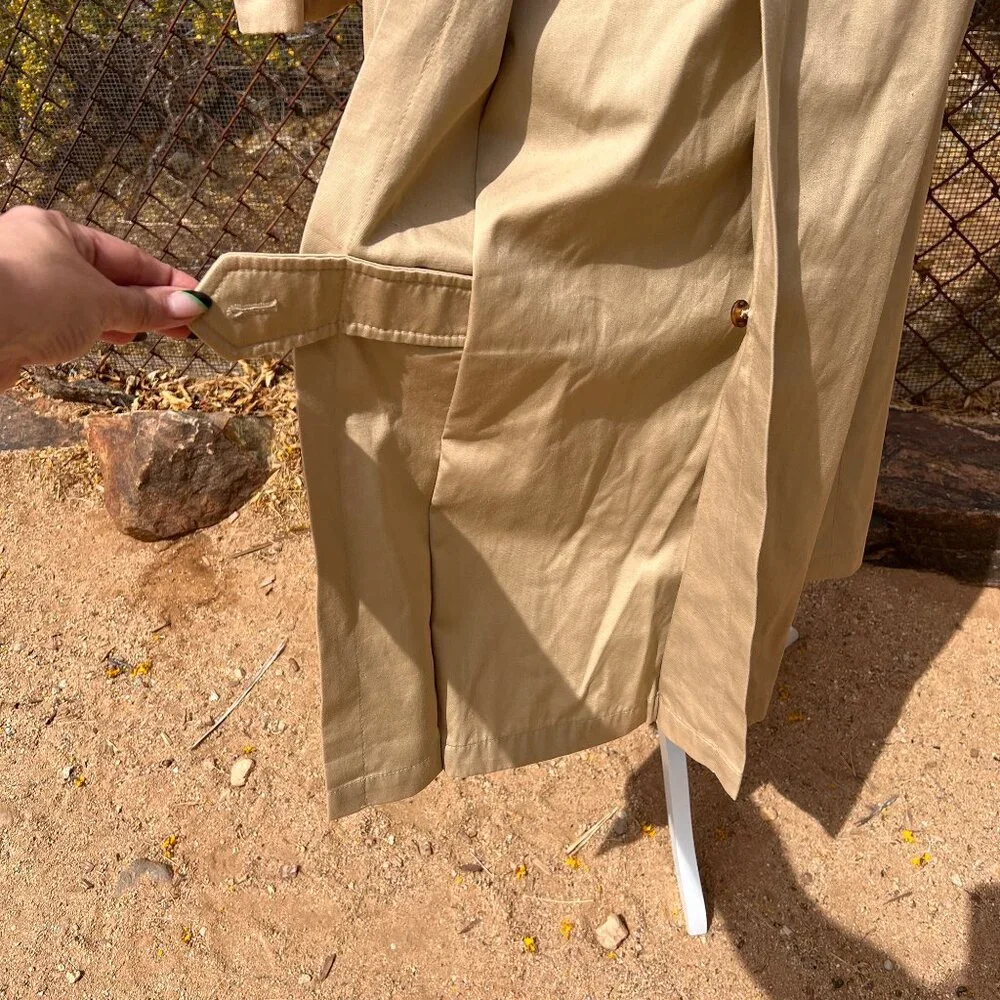 Worthington Tan Trench Coat - Picture 6 of 9